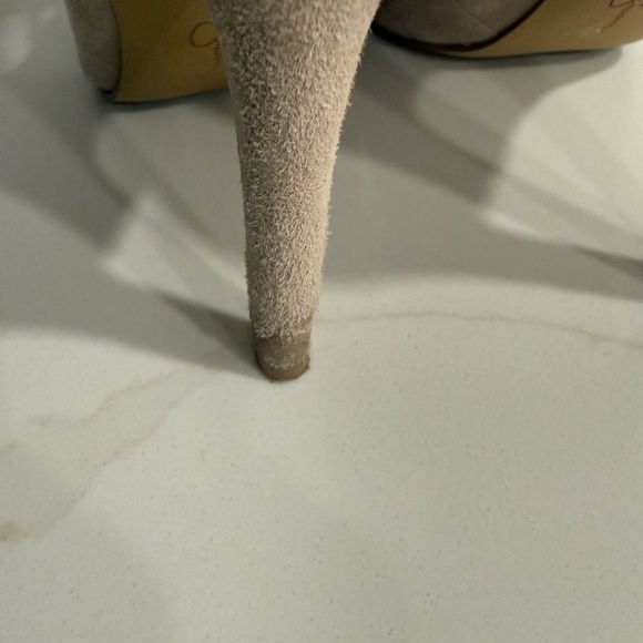 💋 Jessica Simpson Beige Strappy Heels (B002) - Picture 6 of 11